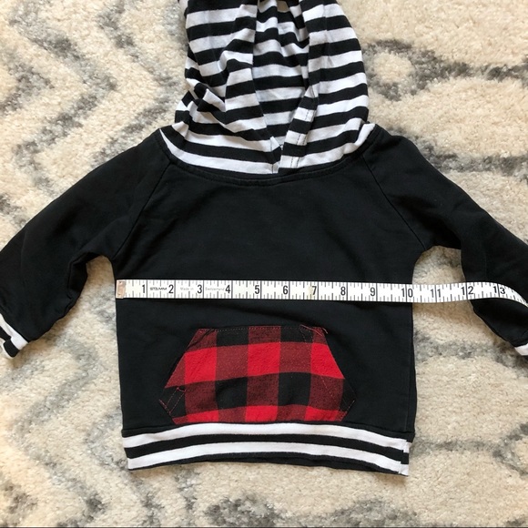 Adorable baby boy matching red plaid outfit - Picture 7 of 9